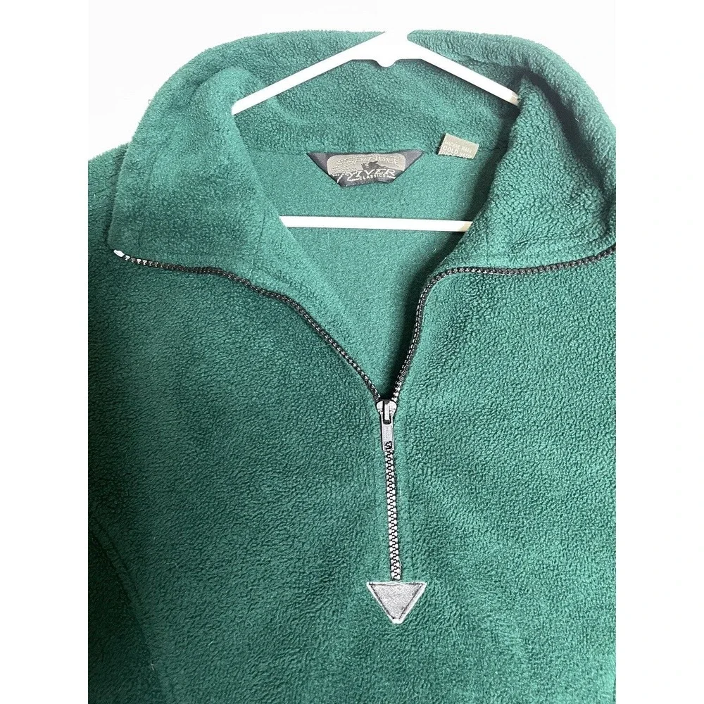 Spindle River Classic Vintage Pullover Mens Size Large Fleece Sweatshirt 1/4Zip - Picture 3 of 9
